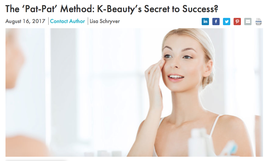 The “Pat-Pat” Method: K-Beauty’s Secret to Success?